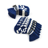 HUGELOONG Golf iron covers knit navy / white set 11pcs (#3~8 and others ) ( the numbers on the top )