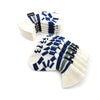 HUGELOONG Golf iron covers knit white / navy set 11 pcs (#3~8 and others ) ( the numbers on the top )